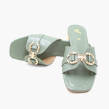 Women's Slipper - Green, Women Slippers, Chase Value, Chase Value
