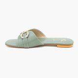 Women's Slipper - Green, Women Slippers, Chase Value, Chase Value