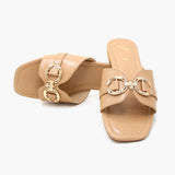 Women's Slipper - Beige, Women Slippers, Chase Value, Chase Value