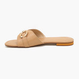 Women's Slipper - Beige, Women Slippers, Chase Value, Chase Value