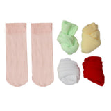 Newborn 5Pcs Socks - Multi Color, Newborn Caps, Shoes & Socks, Chase Value, Chase Value