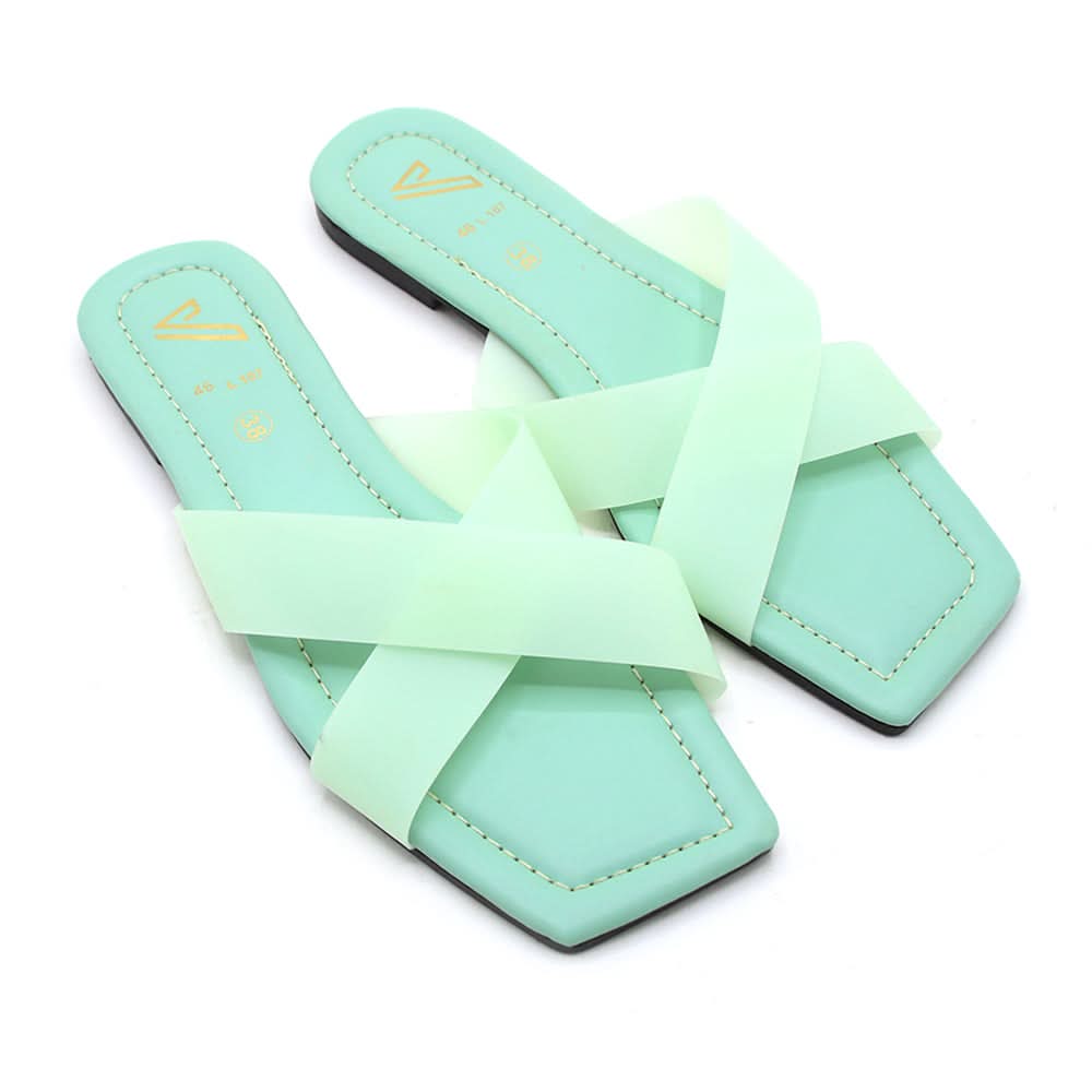 Women's Slipper - Green, Women Slippers, Chase Value, Chase Value