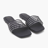 Women's Slipper - Black, Women Slippers, Chase Value, Chase Value