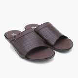 Men's Slipper - Brown, Men's Slippers, Chase Value, Chase Value