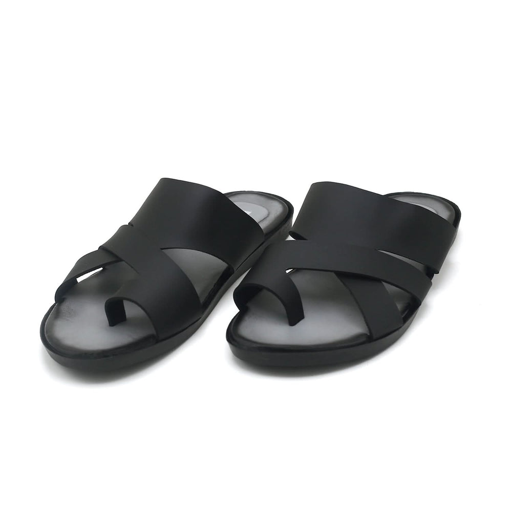 Valuable Men's Slipper - Black, Men's Slippers, Chase Value, Chase Value