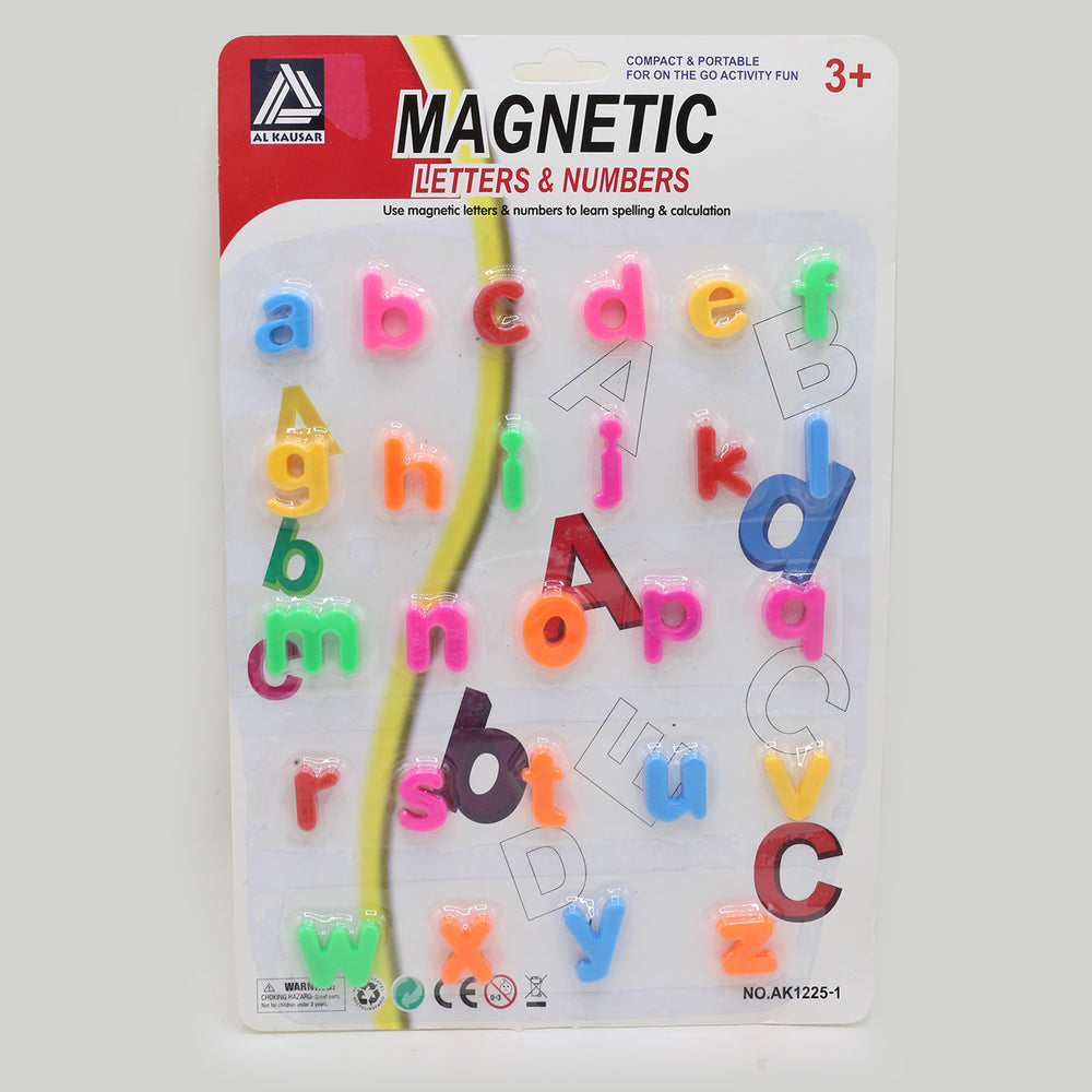 Magnetic Alphabet Letters Kit For Kids - Multi Color, Educational Toys, Chase Value, Chase Value