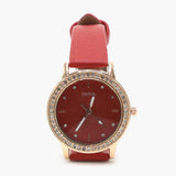 Women's Stylish Belt Watch - Red, Women Watches, Chase Value, Chase Value