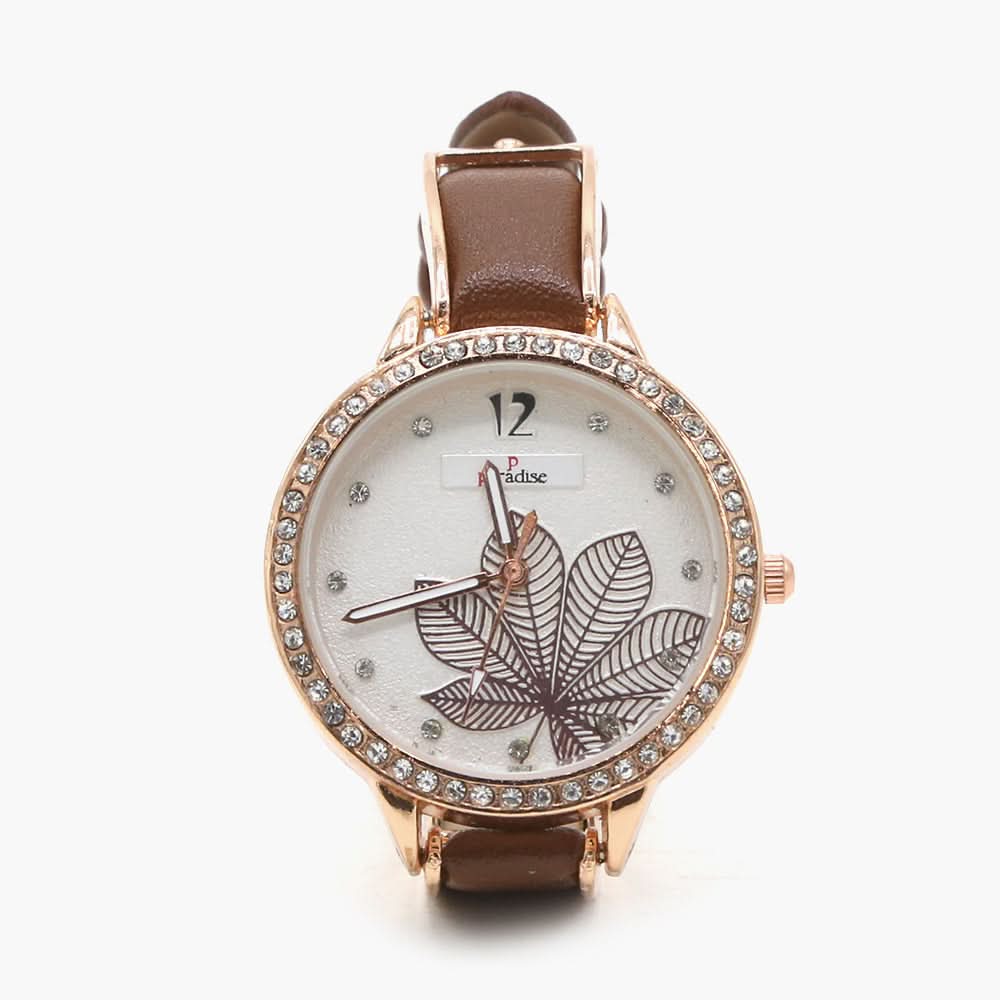 Women's Paradise Watch - Dark Brown, Women Watches, Chase Value, Chase Value