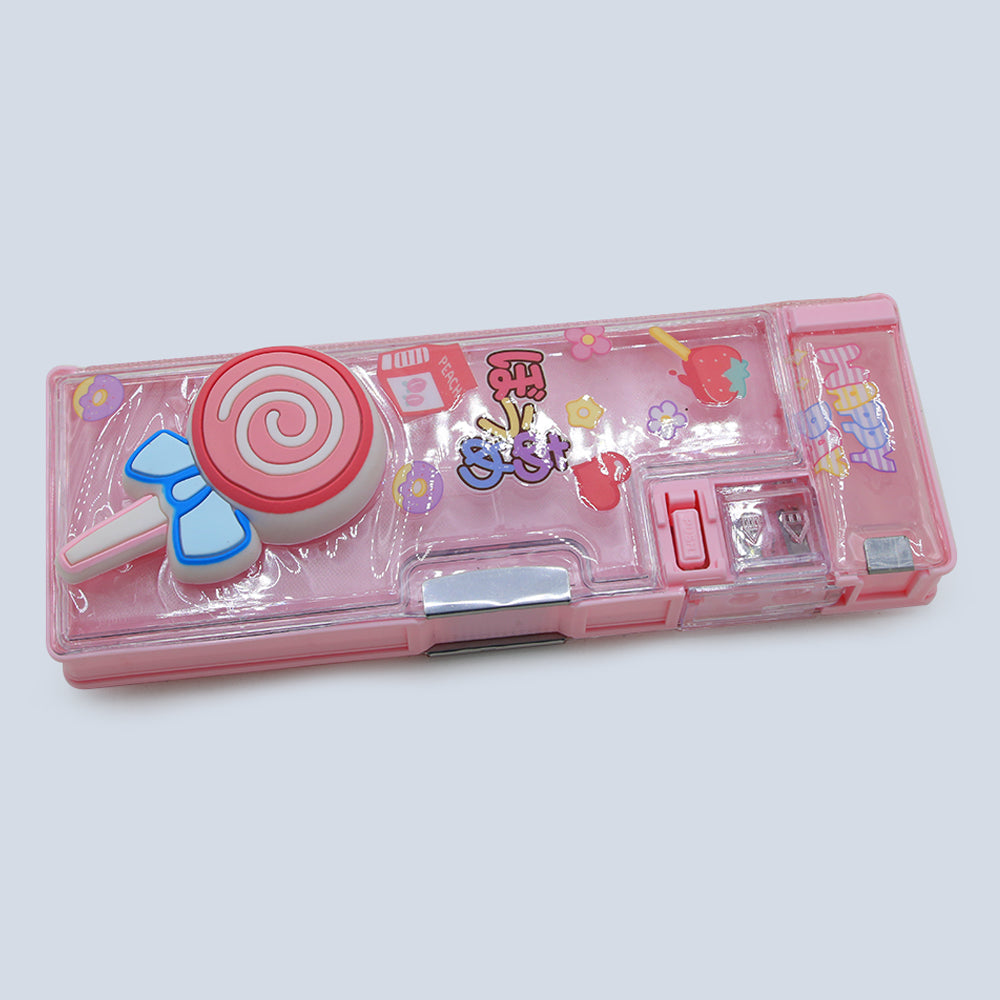 Pencil Box - Pink, Pencil Boxes & Stationery Sets, Chase Value, Chase Value