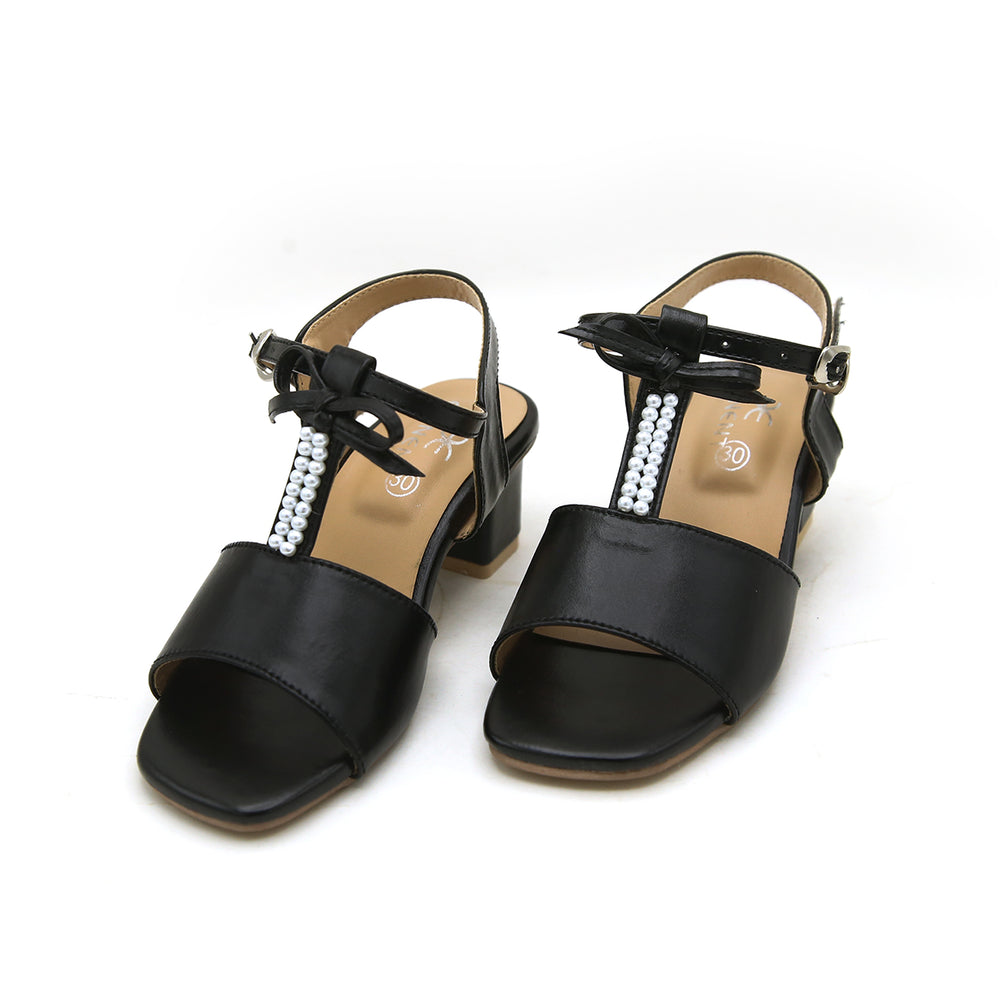 Eminent Girls Heel Sandal - Black, Girls Sandals, Eminent, Chase Value