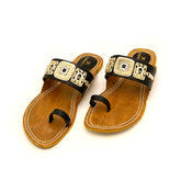 Eminent Women's Leather Kolhapuri - Black, Women Slippers, Eminent, Chase Value