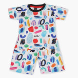 Boys Half Sleeves Suit - White, Boys Sets & Suits, Chase Value, Chase Value