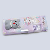 Pencil Pouch - Grey, Pencil Boxes & Stationery Sets, Chase Value, Chase Value