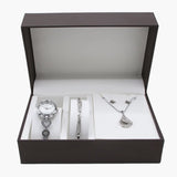 Women's Watch Bracelet Set 3in1 - Silver, Women Watches, Chase Value, Chase Value