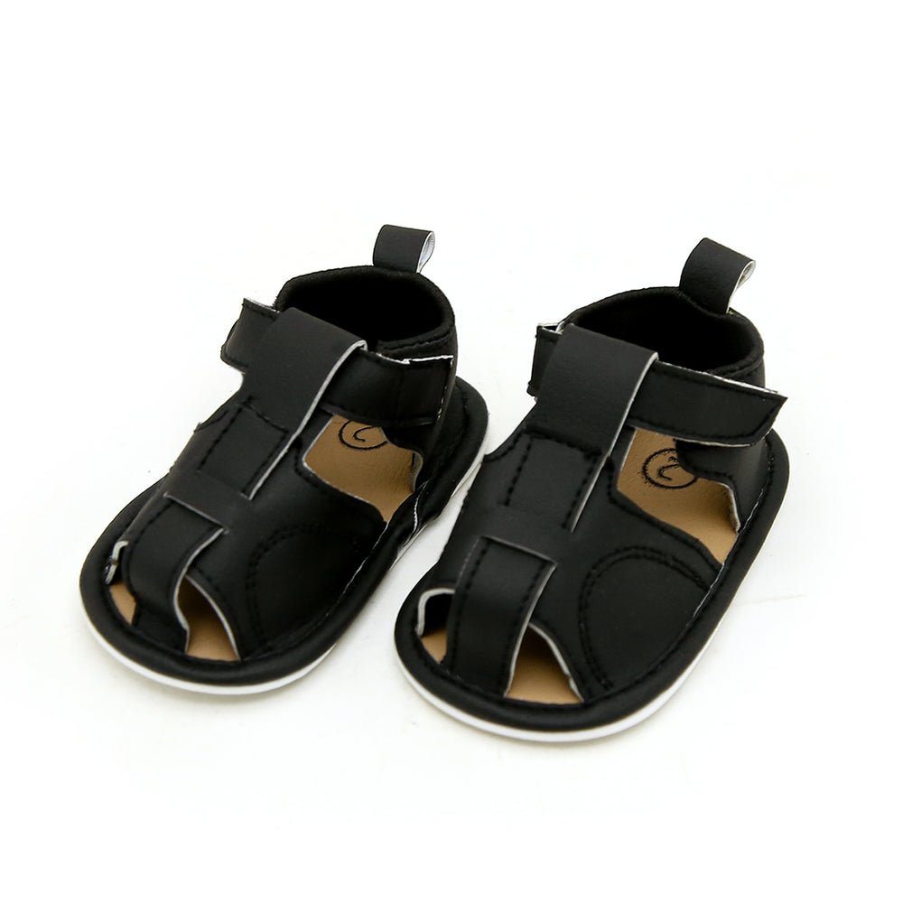 Newborn Girls Sandal - Black, Newborn Caps, Shoes & Socks, Chase Value, Chase Value
