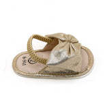 Newborn Girls Sandal - Golden, Newborn Caps, Shoes & Socks, Chase Value, Chase Value