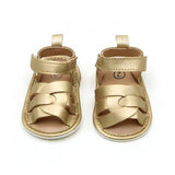Newborn Girls Sandal - Golden, Newborn Caps, Shoes & Socks, Chase Value, Chase Value