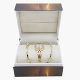 Women's Bracelet Set - Golden, Women Watches, Chase Value, Chase Value