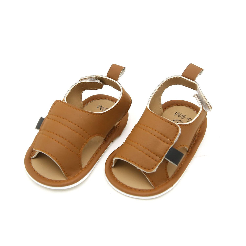Newborn Boys Sandal - Brown, Newborn Caps, Shoes & Socks, Chase Value, Chase Value