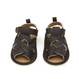 Newborn Boys Sandal - Dark Brown, Newborn Caps, Shoes & Socks, Chase Value, Chase Value