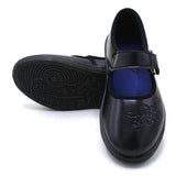 Girls Embroidery School Shoes - Black, Girls Sneakers & Shoes, Chase Value, Chase Value