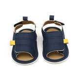 Newborn Boys Sandal - Navy Blue, Newborn Caps, Shoes & Socks, Chase Value, Chase Value