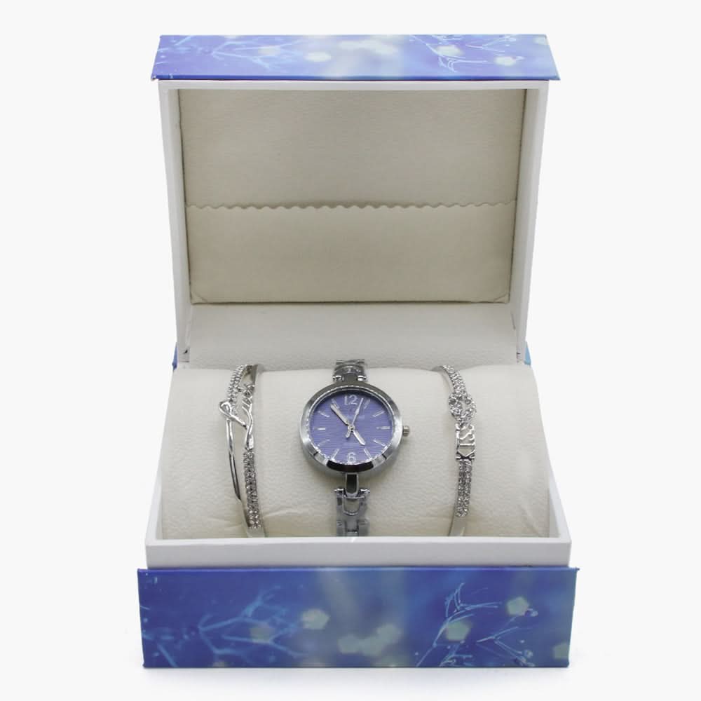 Women's Bracelet Set - Silver, Women Watches, Chase Value, Chase Value