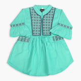 Girls Tights Suit - Sea Green, Girls Suits, Chase Value, Chase Value