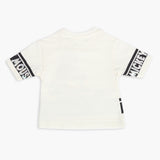 Eminent Newborn Girls Half Sleeves T-Shirt - White, Newborn Girls T-Shirts, Eminent, Chase Value