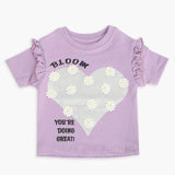 Eminent Newborn Girls Half Sleeves T-Shirt - Light Purple, Newborn Girls T-Shirts, Eminent, Chase Value