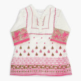 Girls Shalwar Suit - White, Girls Suits, Chase Value, Chase Value