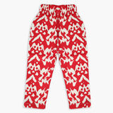 Girls Printed Pant - Red, Girls Pants & Capri, Chase Value, Chase Value