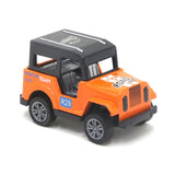 Jeep Big Friction Car Toy For Kids - Orange, Die-cast Model Car, Chase Value, Chase Value
