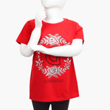 Girls T-Shirt - Red, Girls T-Shirts, Chase Value, Chase Value