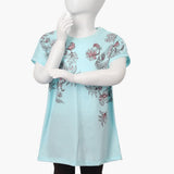 Girls T-Shirt - Sky Blue, Girls T-Shirts, Chase Value, Chase Value