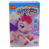 Electronic Walking Unicorn With Sound and Light - Light Pink, Musical Toys, Chase Value, Chase Value