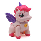 Electronic Walking Unicorn With Sound and Light - Light Pink, Musical Toys, Chase Value, Chase Value