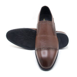 Eminent Comfortable Slip-On Leather Moccasins - Mustard, Men's Formal Shoes, Eminent, Chase Value