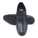 Eminent Comfortable Slip-On Leather Moccasins - Black, Men's Formal Shoes, Eminent, Chase Value