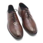 Eminent Classic Oxford-Style Dress Shoes - Brown, Men's Formal Shoes, Eminent, Chase Value