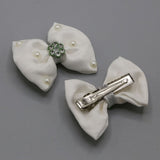 Girls Azadi Hair Clip 2 Pcs - White, Girls Hair Accessories, Chase Value, Chase Value