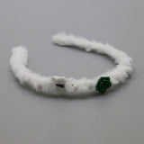 Girls Azadi Hair Band - White, Girls Hair Accessories, Chase Value, Chase Value