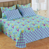 Double Bedsheet 5pcs Set - CC6, Double Size Bed Sheet, Chase Value, Chase Value