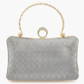 Bridal Clutch - Grey, Women Clutches, Chase Value, Chase Value