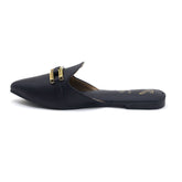 Valuable Women's Backless Pump - Black, Women Backless Pumps, Chase Value, Chase Value