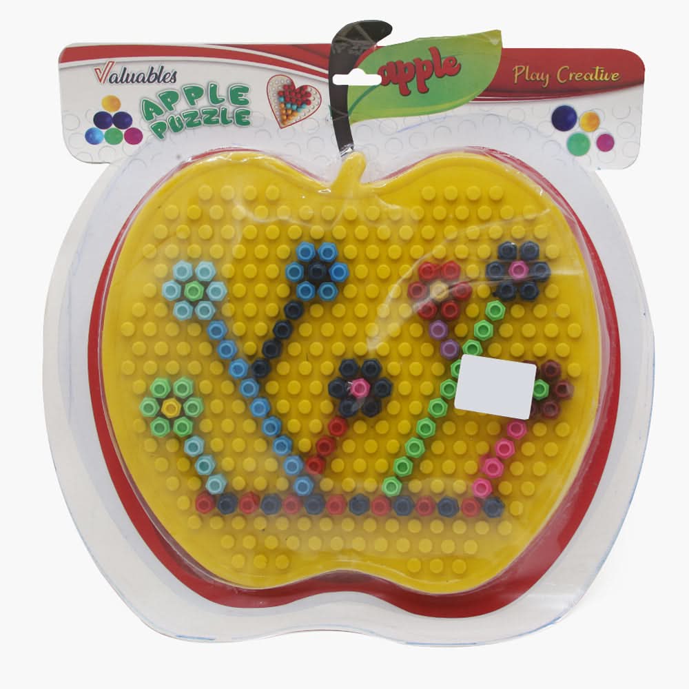 Valuables Apple Puzzle Set - Yellow, Board Games & Puzzles, Chase Value, Chase Value