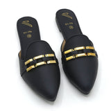 Valuable Women's Backless Pump - Black, Women Backless Pumps, Chase Value, Chase Value