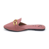 Valuable Women's Backless Pump - Peach, Women Backless Pumps, Chase Value, Chase Value