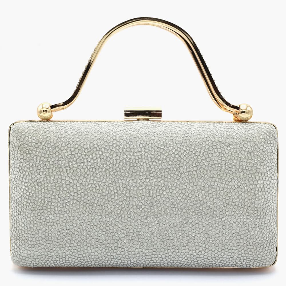 Bridal Clutch - Silver, Women Clutches, Chase Value, Chase Value