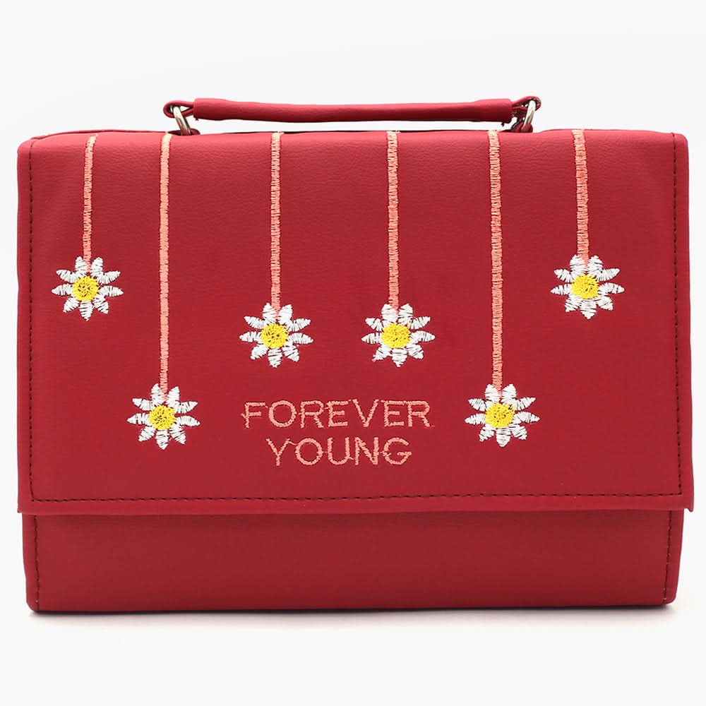 Women's Shoulder Bag - Red, Women Bags, Chase Value, Chase Value
